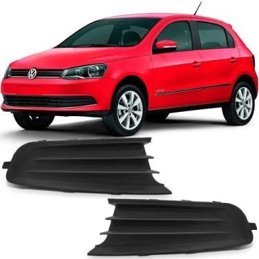 Imagem de Grade Lateral Milha Gol G6 GVI 2013 2014 2015 Preto Sem Furo - RETOV, 