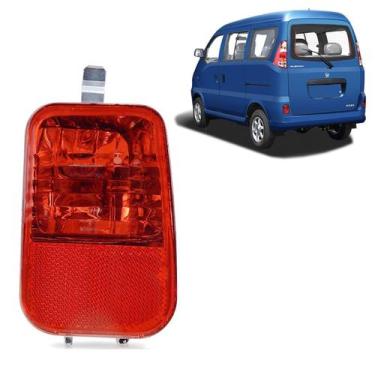 Imagem de Lanterna parachoque traseiro towner hafei 2007 a 2013 lente clara lado