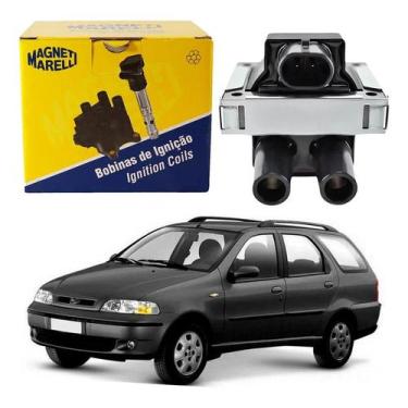 Imagem de Bobina Ignição Marelli Palio Weekend 1.3 8v Fire 2002 A 2004 - Magneti