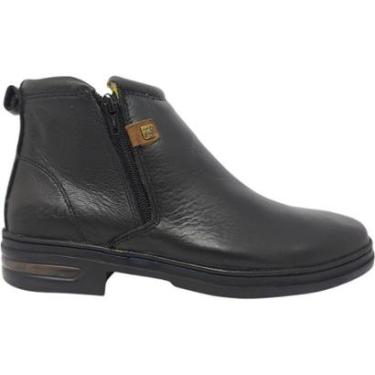 Imagem de Botina Masculina Casual Social Dia a Dia Passeio Trabalho Em Couro Zebu 95020-Masculino