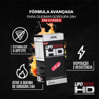 Imagem de Lipodrene HD Exx Nutrition 60 Cápsulas Suplemento Alimentar para Rotin