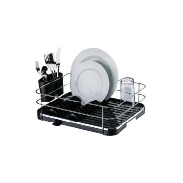 Imagem de Escorredor louca talher cozinha preto cromado Future 982