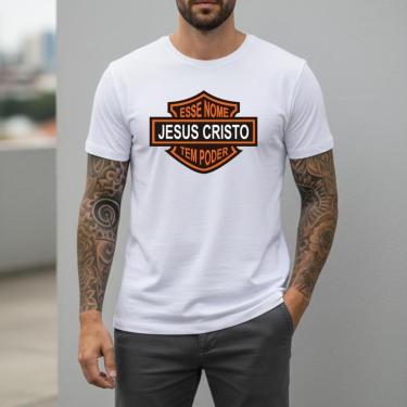 Imagem de Camiseta Masculina Básica Oração Santuário Algodão Premium Camisa Casual Regular Confor...