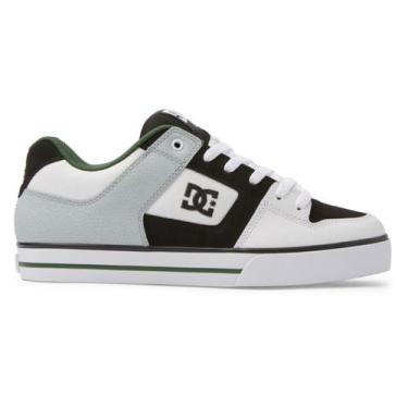 Imagem de Tênis Dc Shoes Pure Imp White Black Green, Branco, 39
