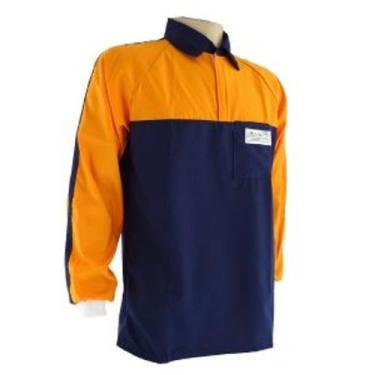 Imagem de Camisa florestal azul e laranja- tamanho g - Tecmater