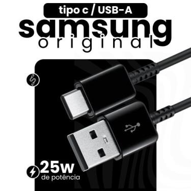 Imagem de Cabo USB Original para S20 FE S20 FE 5G - Quicker Conect, Preto