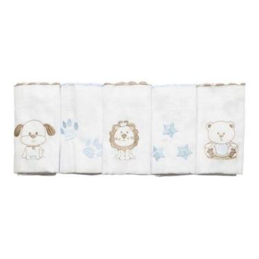 Imagem de Kit Fralda Luxo Estampada 5 Unidades Inconfral Menino