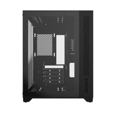 Imagem de Gabinete Gamer Forcefield Black Vulcan - Frontal E Lateral Em Vidro - Pcyes - Gffbvp