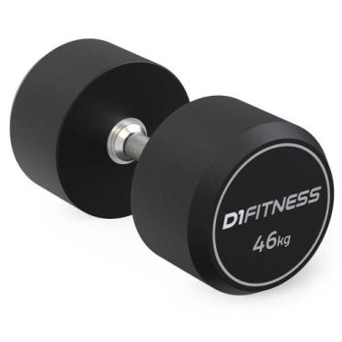 Imagem de Dumbbell Rubber Elite 46kg - D1Fitness