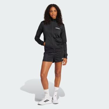 Imagem de Conjunto Adidas Linear TS Feminino Preto, PP