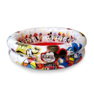 Imagem de Piscina Infantil 37 Litros 65x17cm Turma Do Mickey - EtiToys DYIN - 09