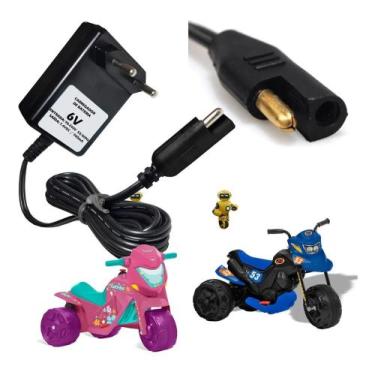 Imagem de Carregador de Bateria 6V 900Ma S/Led Indicador Plug 2Vias - Arpen Grou