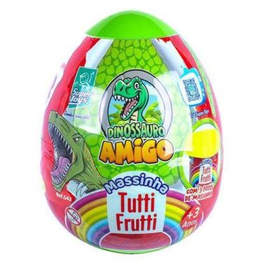 Imagem de Brinquedo Ovo Dinossauro Amigo Com Massinha Super Toys
