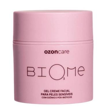 Imagem de Gel creme facial peles sensiveis biome 50gr ozoncare vegano com ozonio