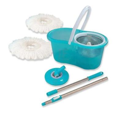 Imagem de Balde Perfect Urban Esfregão Mop 360 Inox Com 2 Refis - PERFECTPRO