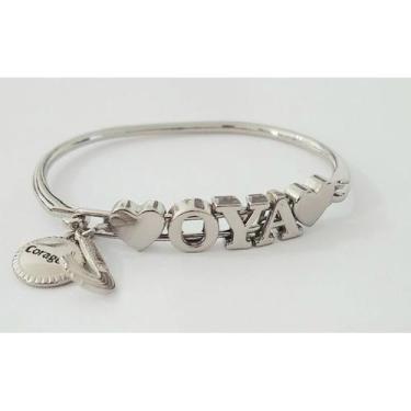 Imagem de Bracelete Prateado Orixá Oya Umbanda Candomblé - NoBrand