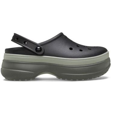 Imagem de Sandália Crocs Classic Stacked Clog BLACK, 35, Black
