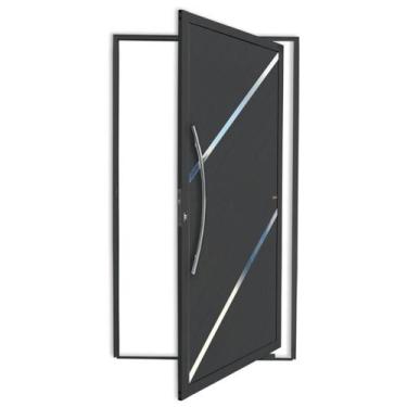 Imagem de Porta Pivotante Lambril Duna com Puxador Super 210cm x 100cm Brimak Ab