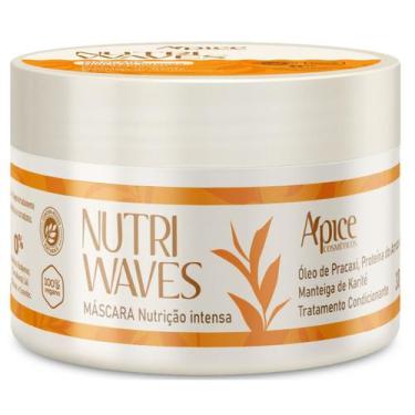 Imagem de Kit Apice Nutri Waves Linha Completa Tratamento Capilar Cabelo Vegano 
