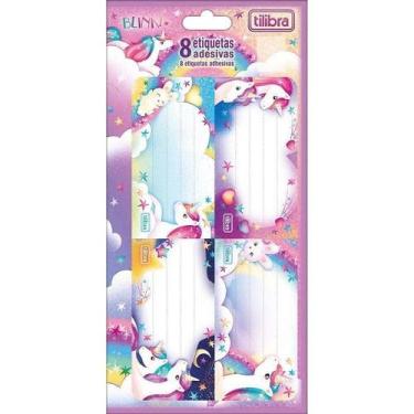 Imagem de Etiqueta Escolar Decorada Tilibra Blink 100x208MM com 10 Folhas