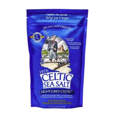 Imagem de Sal Marinho Natural Celtic Sea Salt 454g Original Light Grey Mar Celta