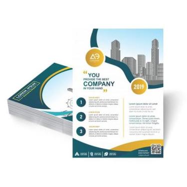 Imagem de Panfleto Para Divulgação Papel Fotográfico / Flyer Personalizado / 10x