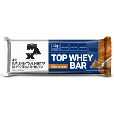 Imagem de Barra de Proteína Max Titanium Top Whey Doce de Leite 41g