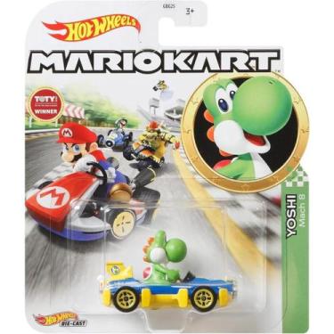 Imagem de Hot Wheels Mario Kart Yoshi Mach 8 Original 1magnus, Verde