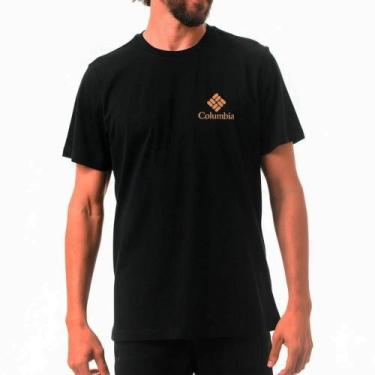 Imagem de Camiseta Columbia CSC Stacked Logo, Pto, Amlqueimado, M