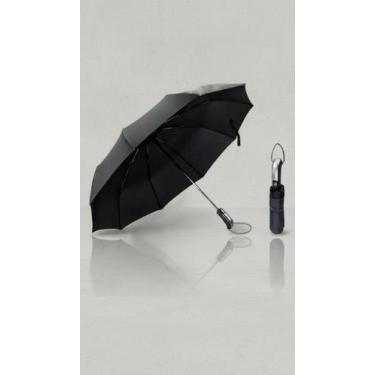 Imagem de Guarda-Chuva Automático Reforçado Grande Preto - Congratulations Store