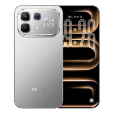 Imagem de Smartphone Infinix Note 60 Pro 5G titanium, 256GB 16GB RAM, CELULAR GA