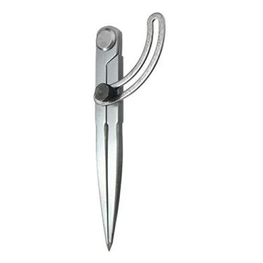 Imagem de dailymall Medida de desenho, medidor de distância, bússola, ferramenta de artesanato de couro 4/5/6" - 100 mm