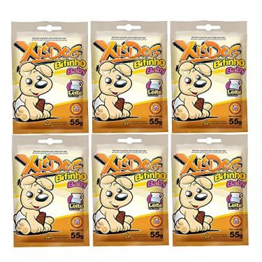 Imagem de Combo 6 pacotes Bifinho para Cachorro filhote Petisco bifinho baby macio cães filhotes Xisdog