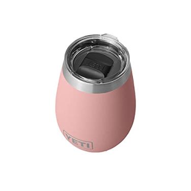 Imagem de YETI Copo de vinho Rambler de 290 ml, isolado a vácuo, aço inoxidável com tampa MagSlider, rosa arenito