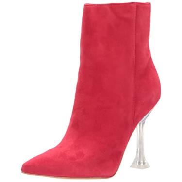 Imagem de NINE WEST Bota feminina Tonight Ankle Boot, Camurça vermelha, 8.5