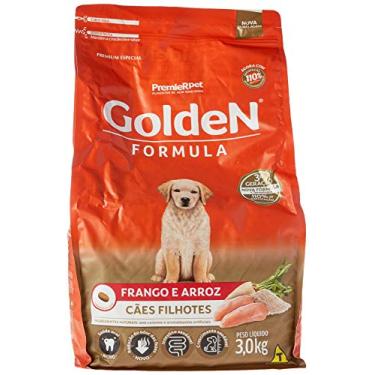 Imagem de Ração Golden Filhote Sabor Frango e Arroz para Cães, 3kg Premier Pet Para Todas Grande Filhotes, Sabor Frango