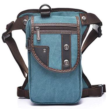 Imagem de Bolsa de perna larga para homens e mulheres, #04 Azul claro, 15cm(W)x6cm(D)x26cm(H)(5.9"x2.3"x10.2")