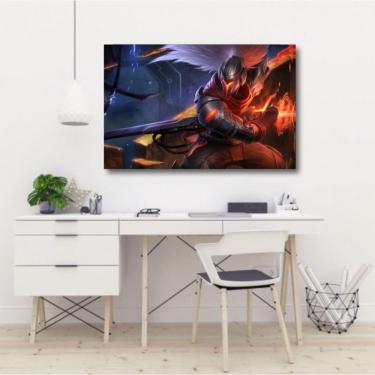 Imagem de Quadro decorativo - League Of Legends - Jogos - Tela em Teci 1