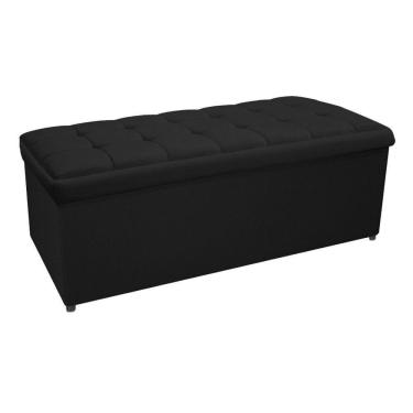 Imagem de Calçadeira Copenhague 160 Cm Queen Size Suede Preto