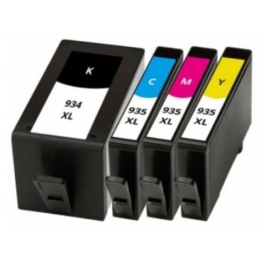 Imagem de Kit 4 Tinta HP 934xl Preto | 935xl Azul | 935xl Amarelo | 935xl Magenta | Similar