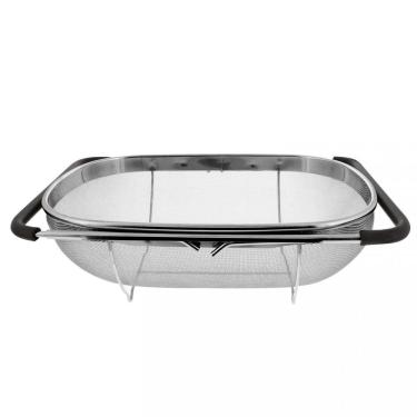 Imagem de Escorredor De Macarrão Extensivel Em Inox  