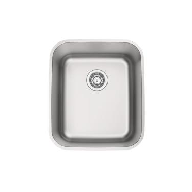 Imagem de Cuba de Embutir Tramontina 34 x 40 cm Dora 34 BL em Aço Inox Acetinado com Válvula Tramontina