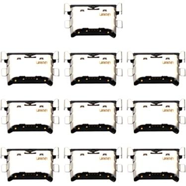 Imagem de HONGYAN Peças de substituição de telefone celular Conector de porta de carregamento de 10 PCS para Samsung Galaxy A30s SM-A307 Acessórios telefônicos