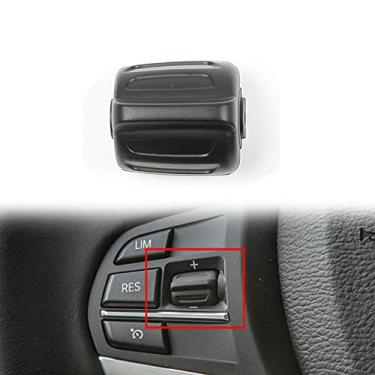 Imagem de Substituição de botão de controle de volante preto multifunções para BMW F15 F16 F25 F26 F52 F45 F49 F39 (preto-esquerdo)