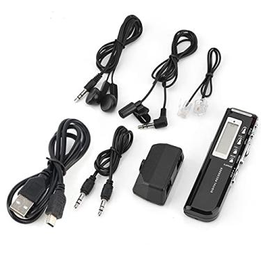 Imagem de Caneta gravadora, gravador de voz digital multiidiomas, mini gravador para gravação automática