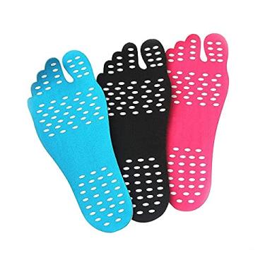 Imagem de PAR PALMILHA PROTEÇÃO DE SOLA DO PÉ COLANTE AUTO ADESIVA PARA PRAIA PISCINA ALFALTO GRAMA EASY SOLE