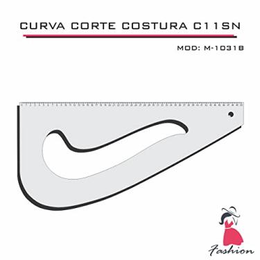 Imagem de Curva Corte Costura Modelagem C11SN 1031 Regua Acrílic Fenix