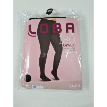 Imagem de Meia Calça Fio 180 Opaca Plus Size Raschel Loba Lupo 17613 Com Elastano.