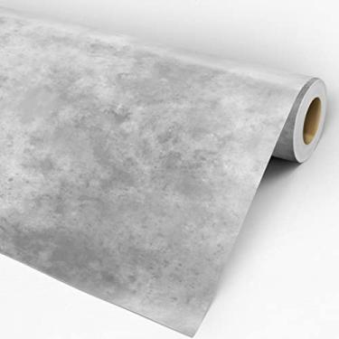 Imagem de Papel de Parede Adesivo Textura Cimento Queimado Industrial Rolo de 3 Metros Lavável, para Sala, Quarto, Pro Decor