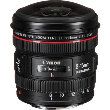 Imagem de LENTE CANON EF 8-15MM  f/4L USM FISH-EYE - OLHO DE PEIXE